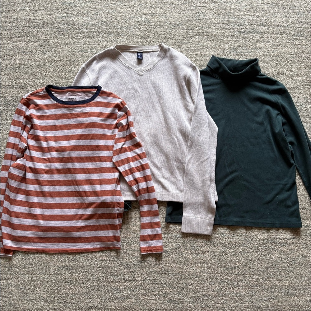 Fall shirt bundle- L.L. Bean, vintage Gap, Sonoma